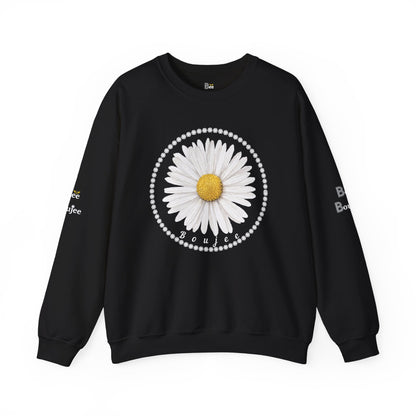 Boujee Daisy - Heavy Blend™ Dark Colors Crewneck Sweatshirt