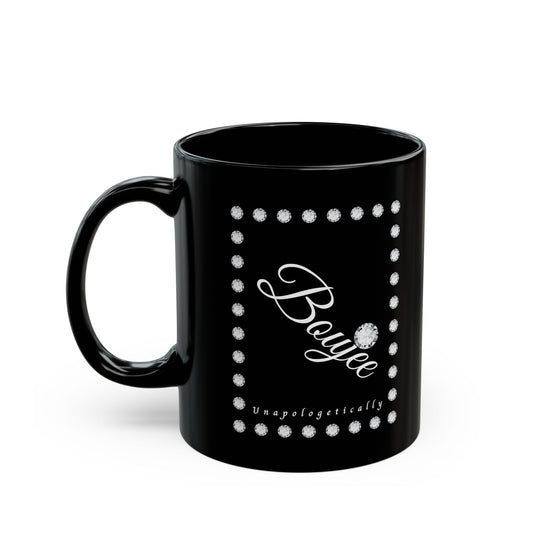 Boujee in Diamonds - Mug BLACK 11oz