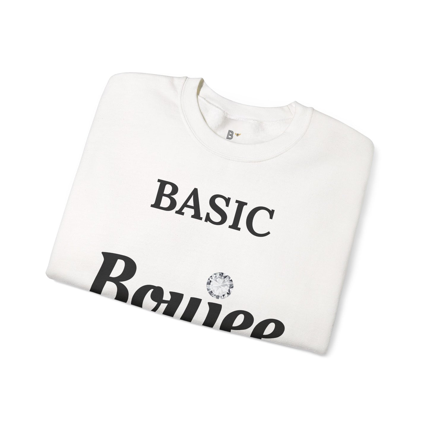 Basic Boujee Blessed - Heavy Blend™ Light Colors Crewneck Sweatshirt