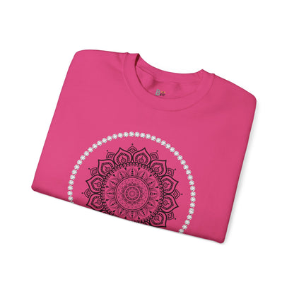 Boujee Black Burst - Heavy Blend™ Light Colors Crewneck Sweatshirt