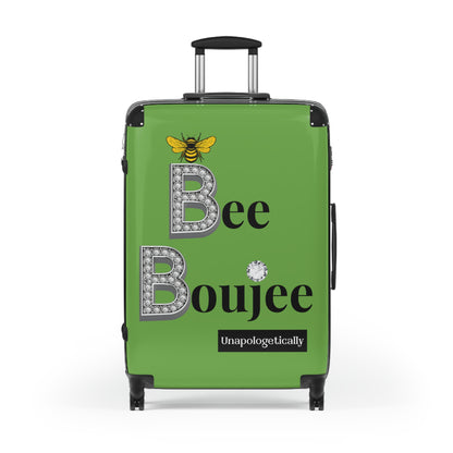 Bee Boujee Luggage - GREEN