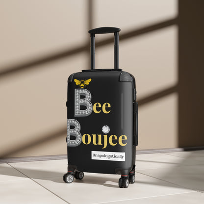 Bee Boujee Luggage - BLACK