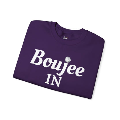 Boujee In My Benz - Heavy Blend™ Dark Colors Crewneck Sweatshirt