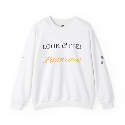 Look & Feel Luxurious - Heavy Blend™ Light Colors Crewneck Sweatshirt