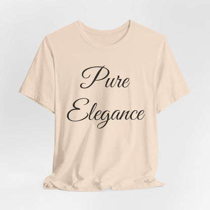 Pure Elegance Scripted Jersey Tee
