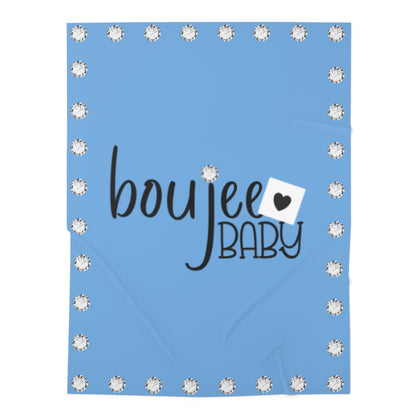 Boujee Baby - Swaddle Blanket BLUE