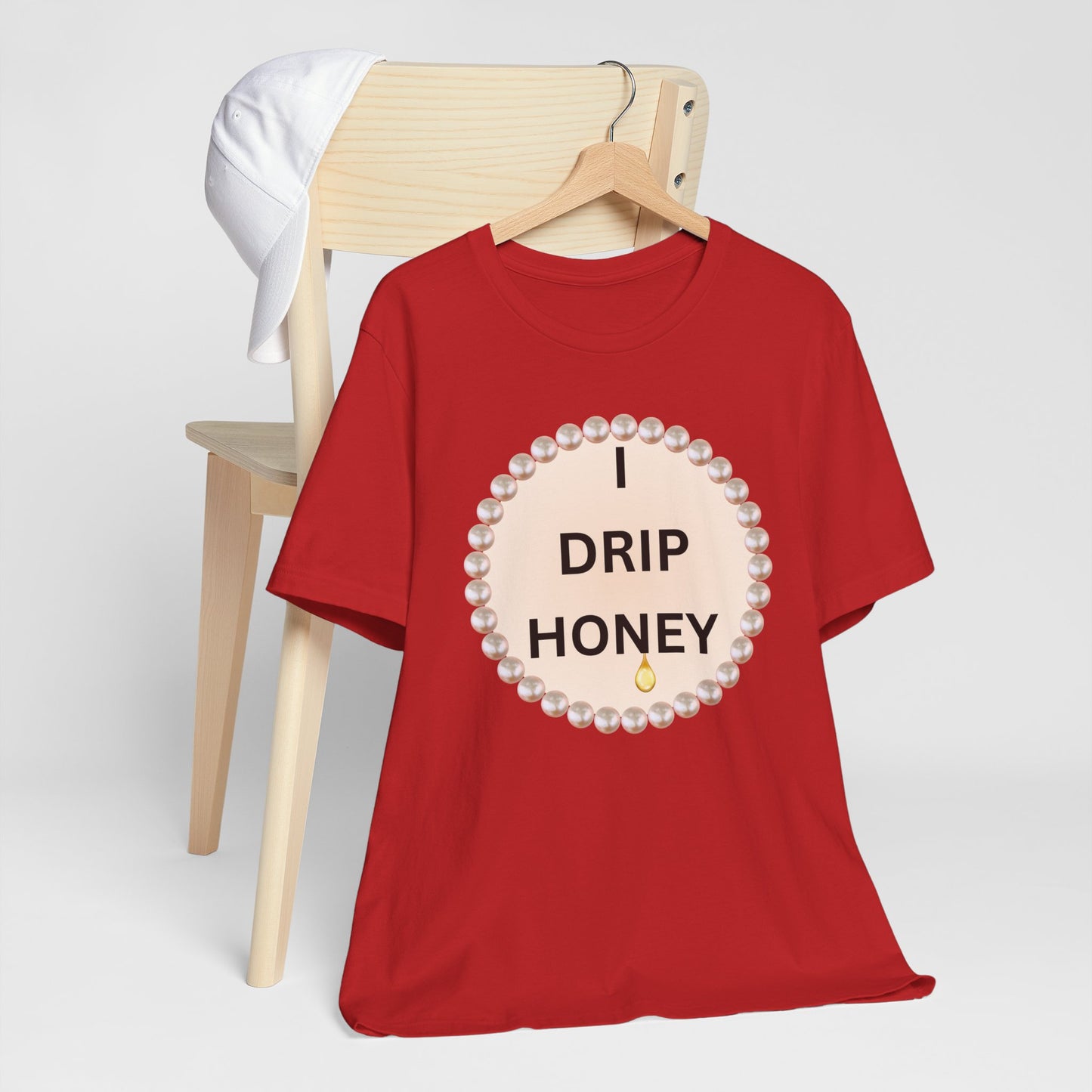 I Drip Honey Pearl-Framed Luxe Tee