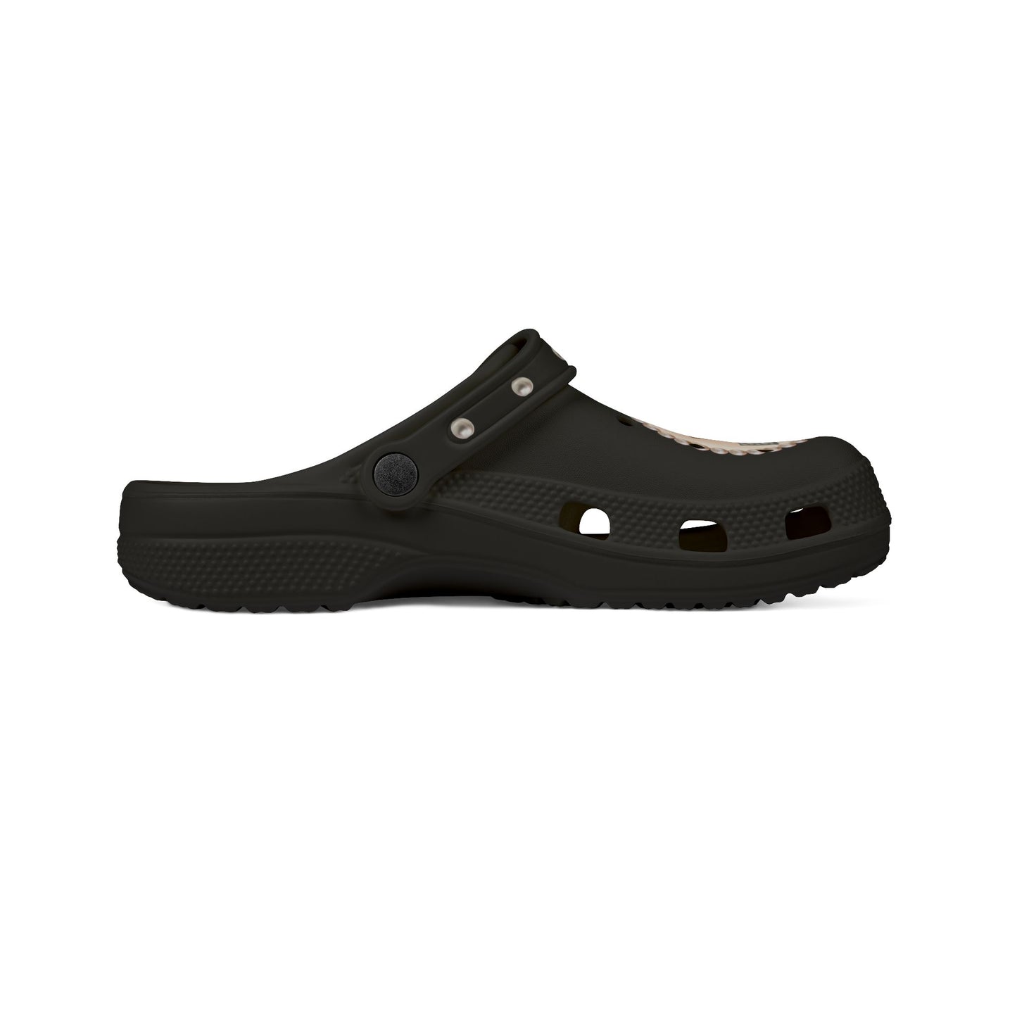 Bee Boujee Black Clogs with Charms