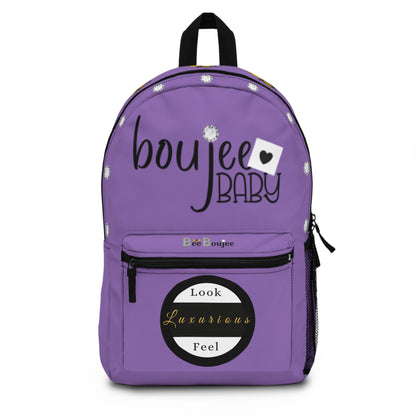 Boujee Baby DIAMONDS - Backpack PURPLE