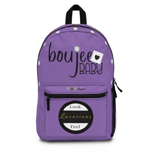 Boujee Baby DIAMONDS - Backpack PURPLE