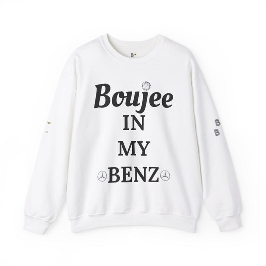 Boujee In My Benz - Heavy Blend™ Light Colors Crewneck Sweatshirt