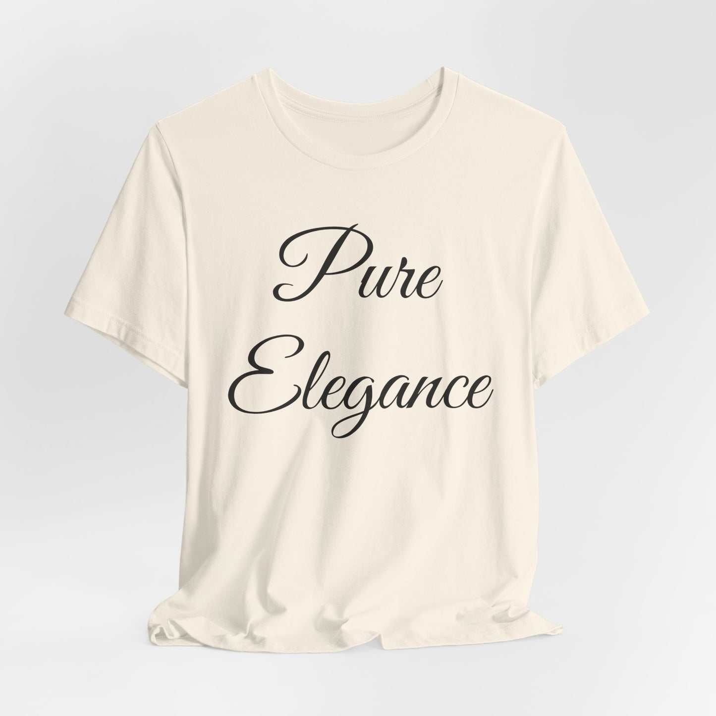 Pure Elegance Scripted Jersey Tee