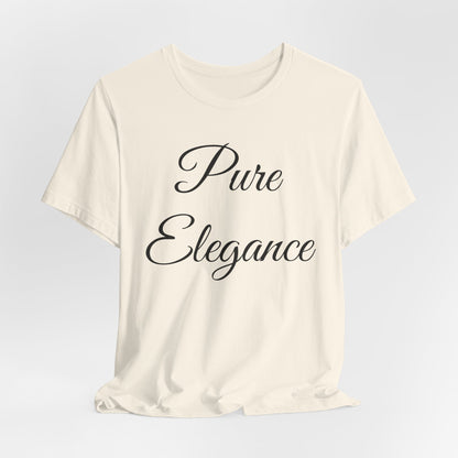 Pure Elegance Scripted Jersey Tee
