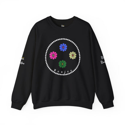 Boujee Mini Flowers - Heavy Blend™ Dark Colors Crewneck Sweatshirt