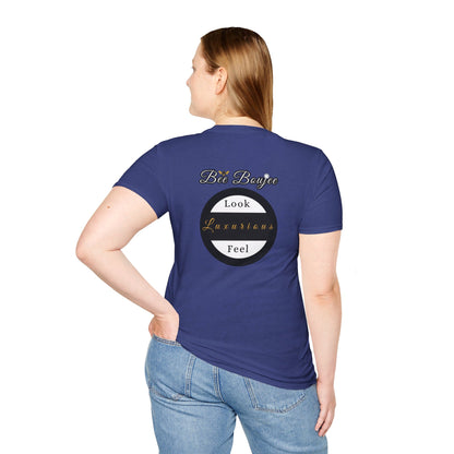 Halloween Booo in Boooujee - Softstyle T-Shirt BROWN SKIN TONE