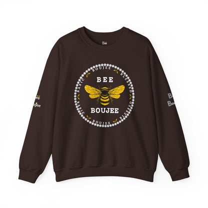 Basic Boujee Blessed - Heavy Blend™ Dark Colors Crewneck Sweatshirt