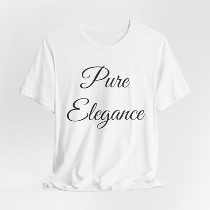 Pure Elegance Scripted Jersey Tee