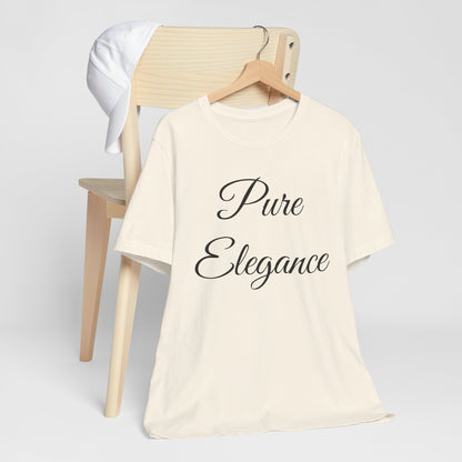 Pure Elegance Scripted Jersey Tee