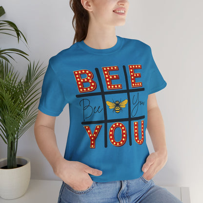 Bee You Marquee Tic-Tac-Toe Tee