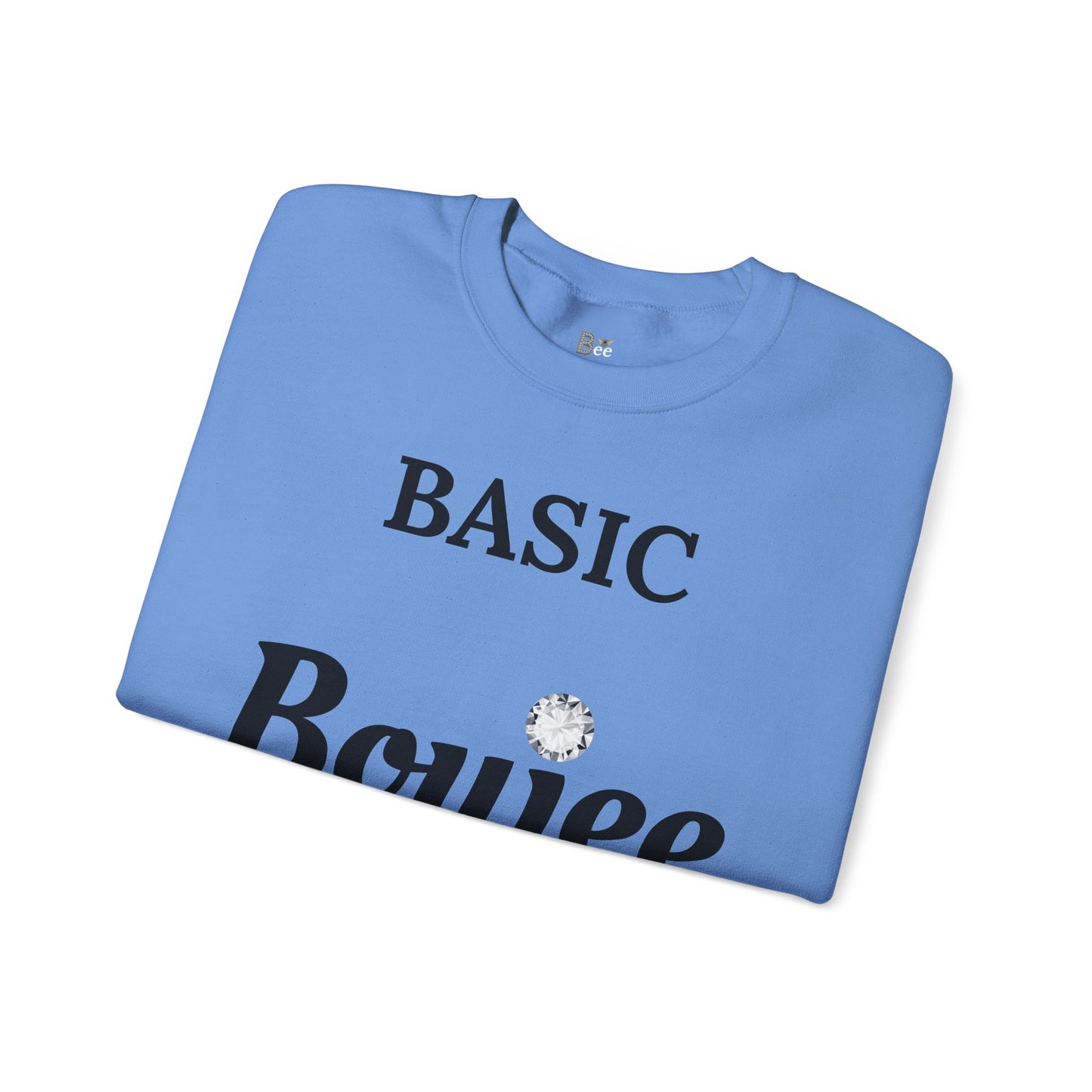 Basic Boujee Blessed - Heavy Blend™ Light Colors Crewneck Sweatshirt