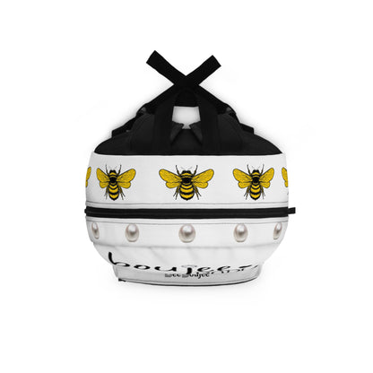 Boujee Baby PEARLS - Backpack WHITE