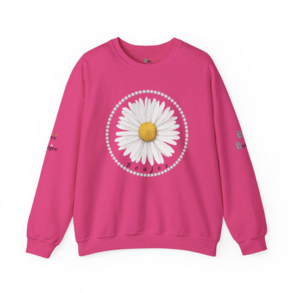 Boujee Daisy - Heavy Blend™ Light Colors Crewneck Sweatshirt