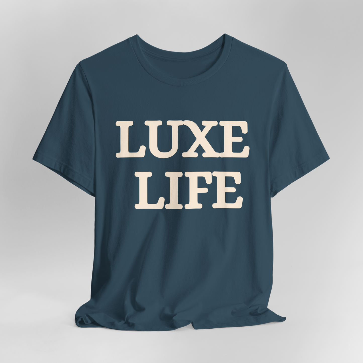 Customizable Luxe Life Statement Unisex Jersey Tee