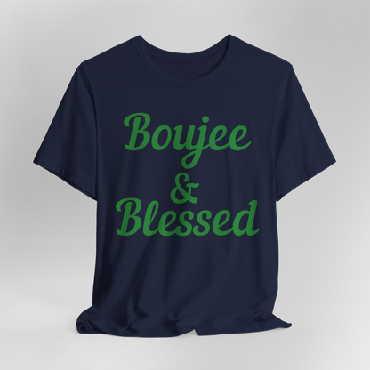 CUSTOMIZABLE Boujee & Blessed Jersey Tee