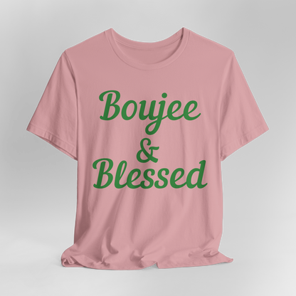 CUSTOMIZABLE Boujee & Blessed Jersey Tee