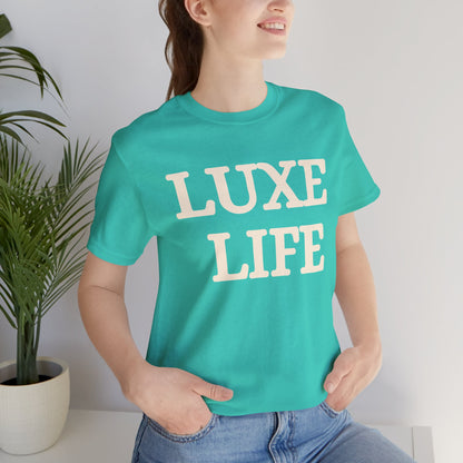 Customizable Luxe Life Statement Unisex Jersey Tee