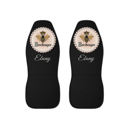 Personalized Bee Boujee Pearl-Emblem Car Seat Covers