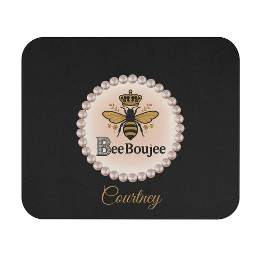 Personalized Bee Boujee Luxe Office Mouse Pad - 3 Designs