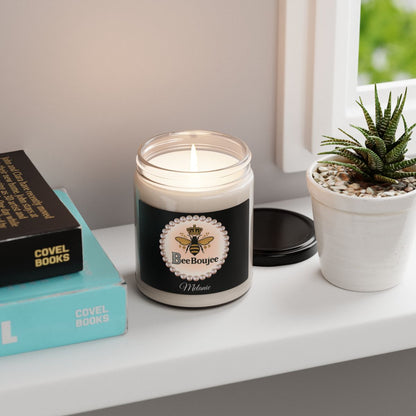 Personalized Bee Boujee 9 oz Scented Soy Candle, 9oz