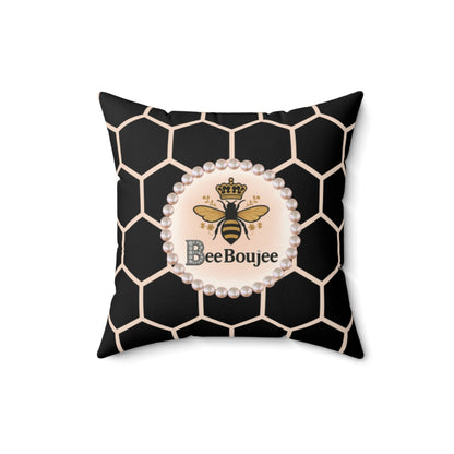 Bee Boujee Pearl-Print Decorative Pillow
