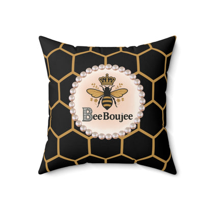 Bee Boujee Pearl-Print Decorative Pillow