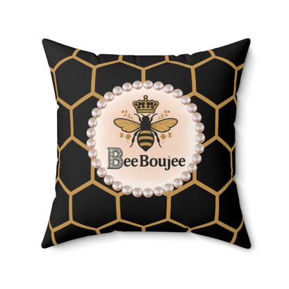 Bee Boujee Pearl-Print Decorative Pillow