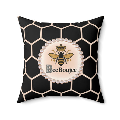 Bee Boujee Pearl-Print Decorative Pillow