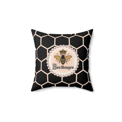 Bee Boujee Pearl-Print Decorative Pillow