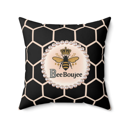 Bee Boujee Pearl-Print Decorative Pillow