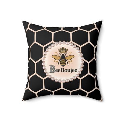 Bee Boujee Pearl-Print Decorative Pillow