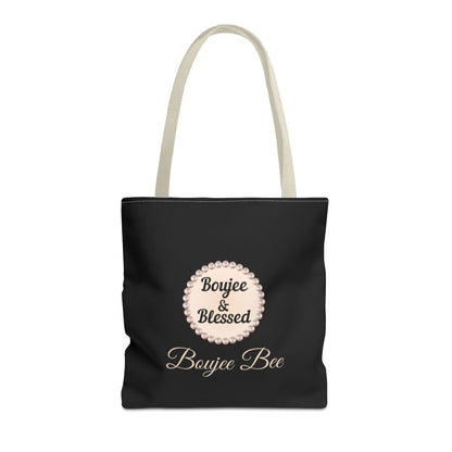 Personalized "Boujee & Blessed" Luxe Tote (Classic & Honeycomb Editions)