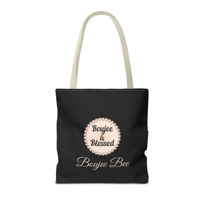 Personalized "Boujee & Blessed" Luxe Tote (Classic & Honeycomb Editions)