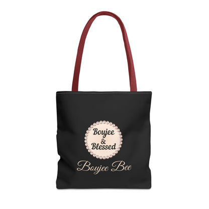 Personalized "Boujee & Blessed" Luxe Tote (Classic & Honeycomb Editions)