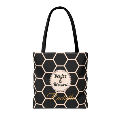 Personalized "Boujee & Blessed" Luxe Tote (Classic & Honeycomb Editions)