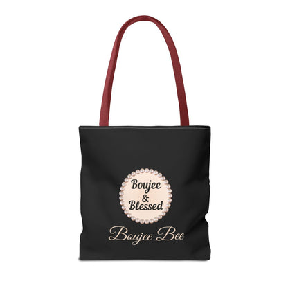 Personalized "Boujee & Blessed" Luxe Tote (Classic & Honeycomb Editions)