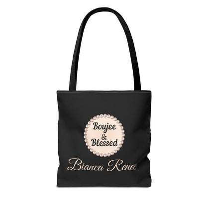 Personalized "Boujee & Blessed" Luxe Tote (Classic & Honeycomb Editions)