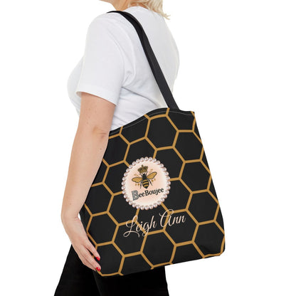 Personalized Bee Boujee Luxe Tote (Classic & Honeycomb Editions)