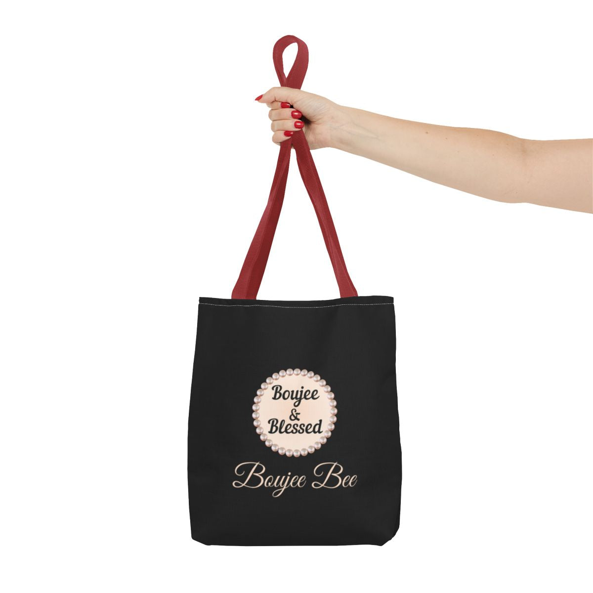 Personalized "Boujee & Blessed" Luxe Tote (Classic & Honeycomb Editions)