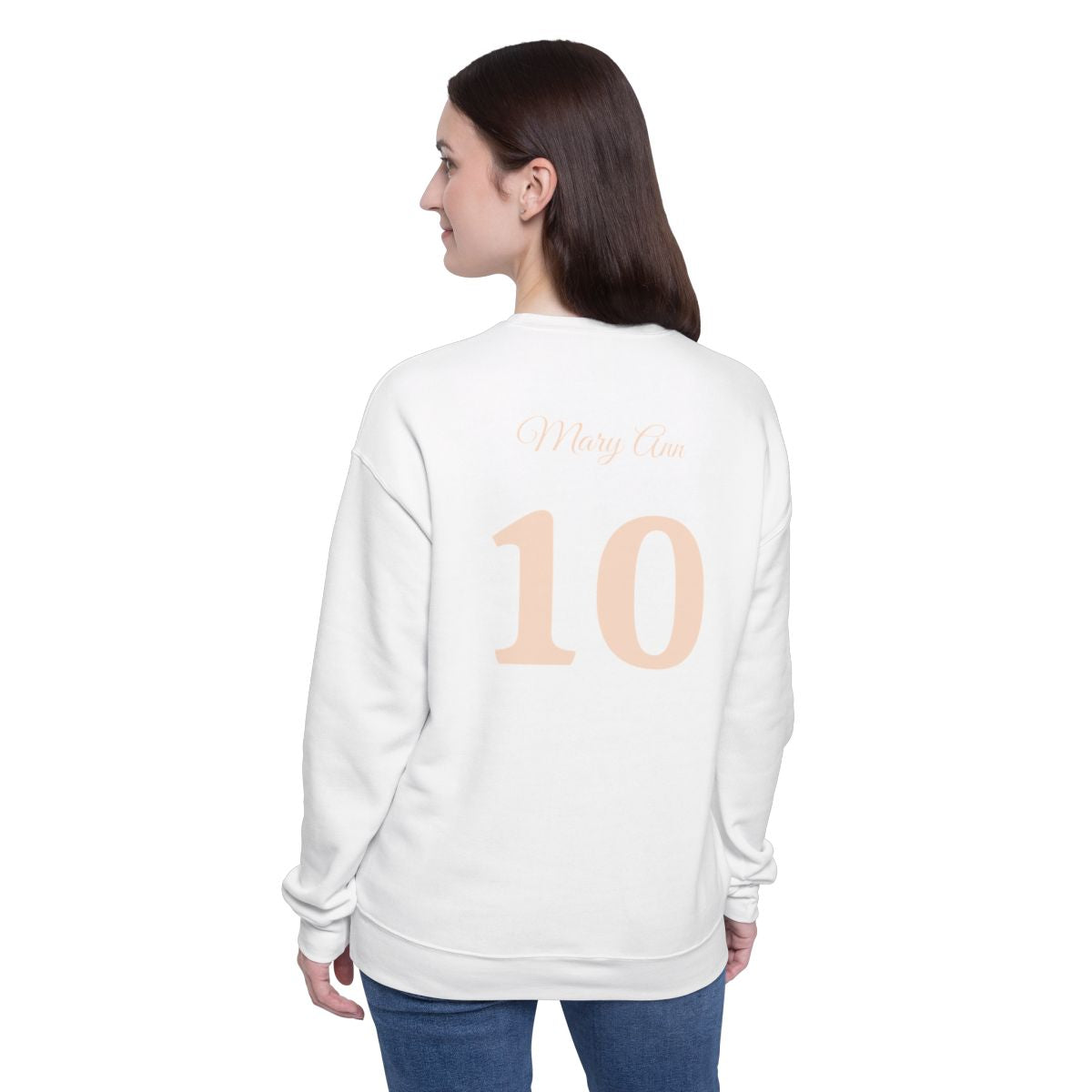 CUSTOMIZABLE "Boujee & Blessed Pearl Emblem - Drop Shoulder Sweatshirt