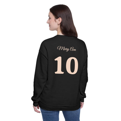 CUSTOMIZABLE "Boujee & Blessed Pearl Emblem - Drop Shoulder Sweatshirt